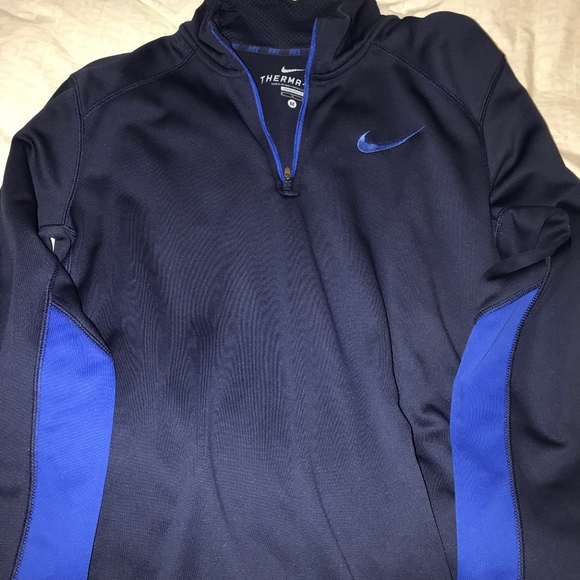 Men's Nike long-sleeve therma-fit Zip Up Windbreak - Picture 1 of 3